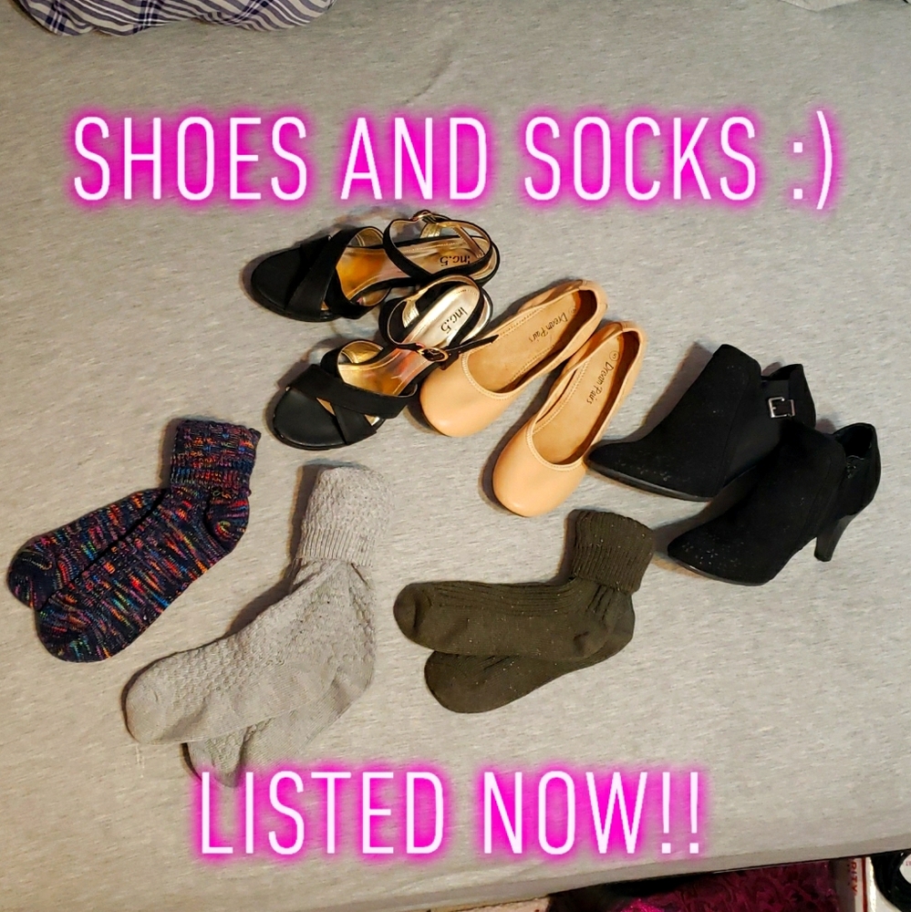 Shoes and Socks Listed Now!! :)